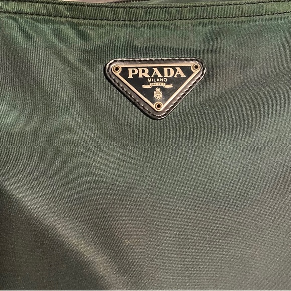 Prada Unisex Iridescent Green Tessuto / Nylon Tote - Picture 11 of 12